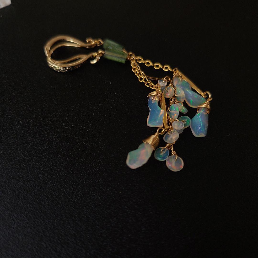 【廃盤レア商品】おまとめ2点 ピアス プレシャスオパール※高品質
