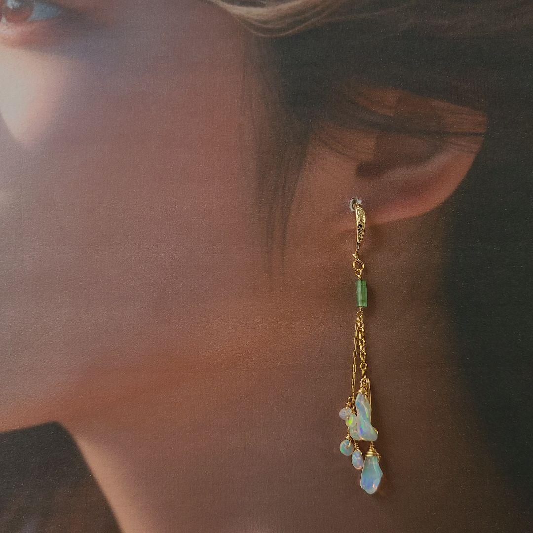 【廃盤レア商品】おまとめ2点 ピアス プレシャスオパール※高品質