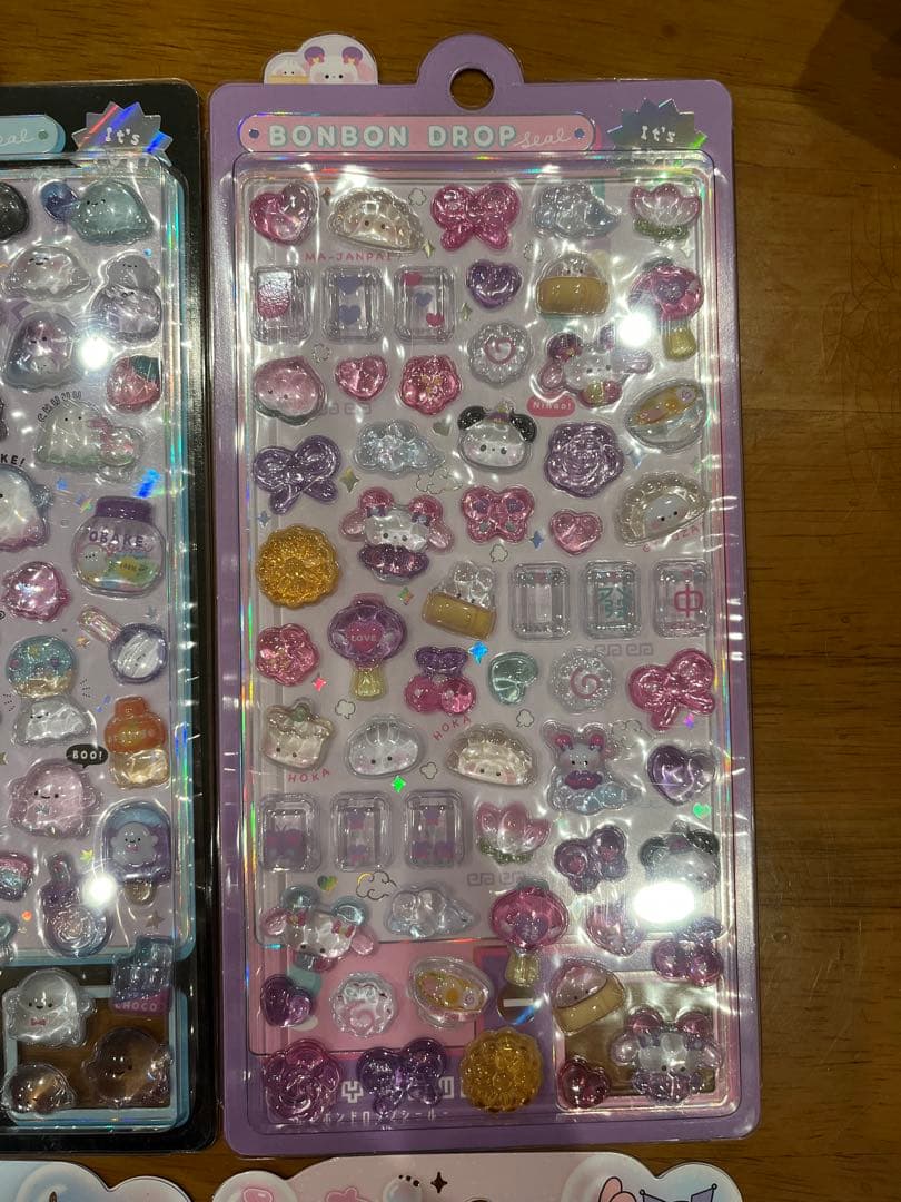 正規品ボンボンドロップシールオリジナル　うるちゅるポップシールサンリオ　6セット