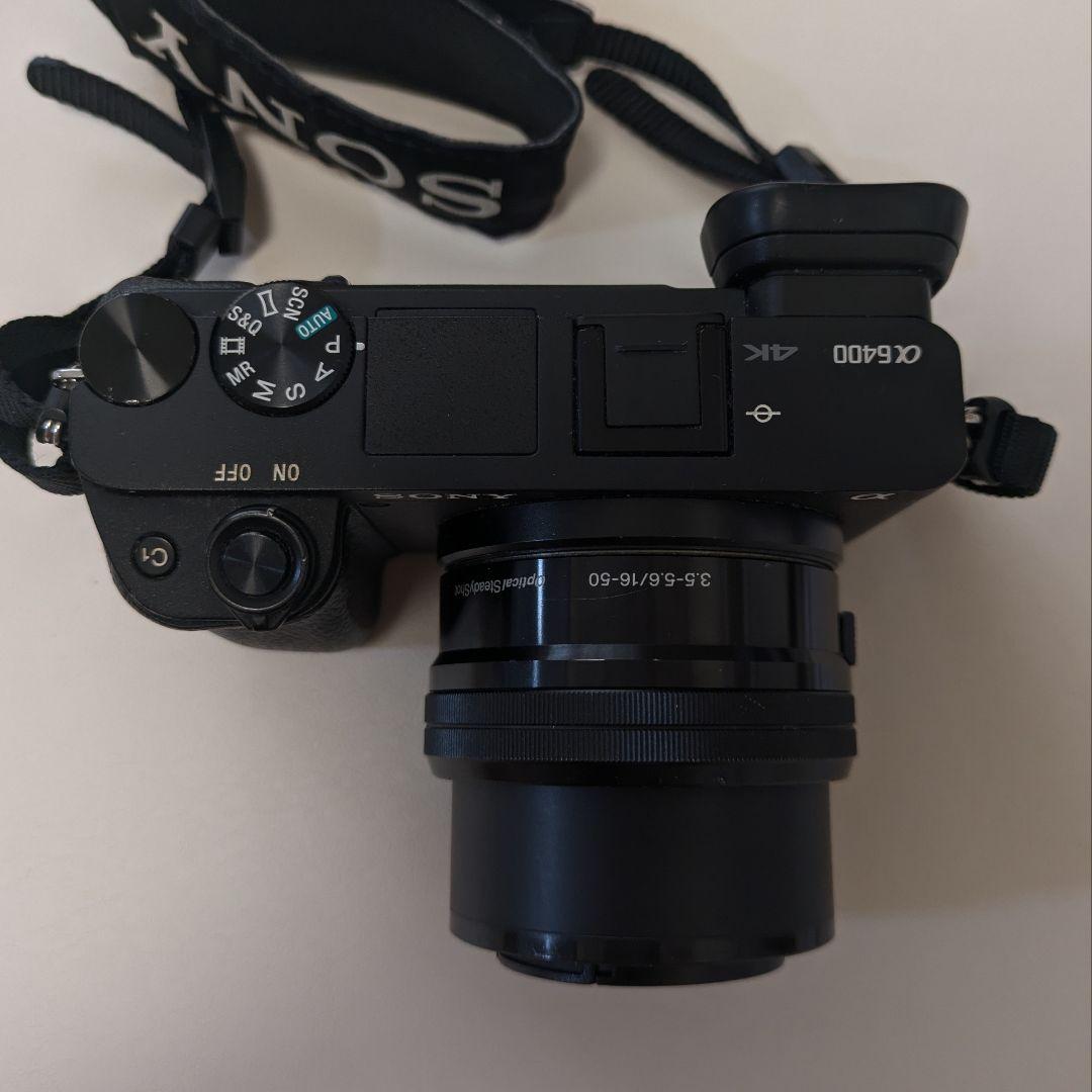 SONY α6400 ミラーレス一眼カメラ 本体とレンズセット SDカード付