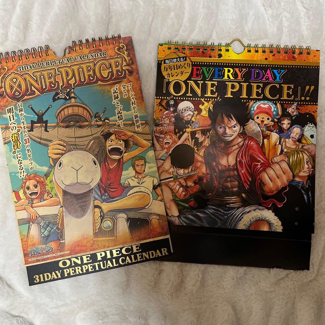 ONE PIECE 2019年 万年日めくりカレンダー おまけ付き