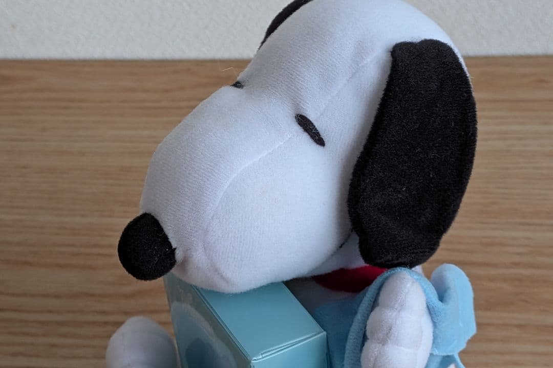 ホイットマンズスヌーピー　ジェンダーリビールぬいぐるみ 　IT'S A BOY!