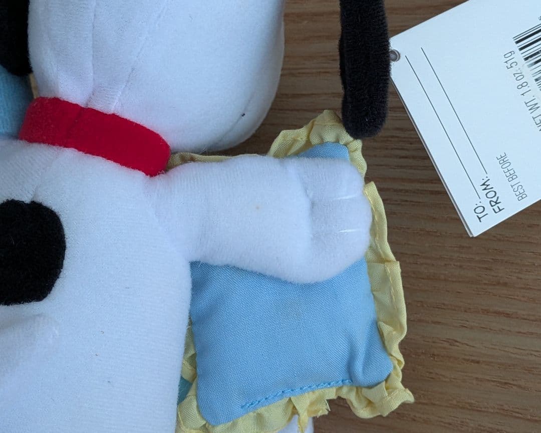 ホイットマンズスヌーピー　ジェンダーリビールぬいぐるみ 　IT'S A BOY!