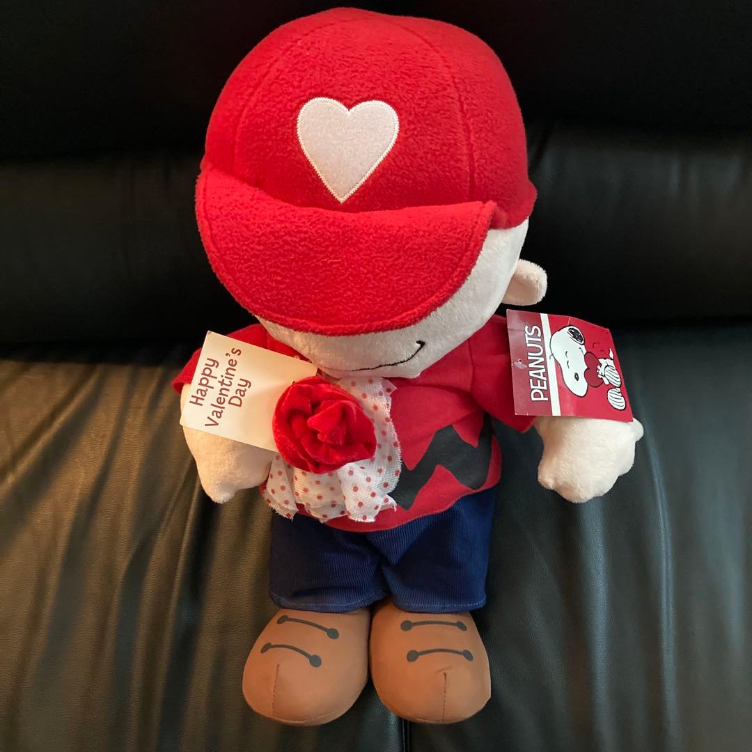 PEANUTS　チャーリーブラウン　バレンタイン　US　ぬいぐるみ　SNOOPY