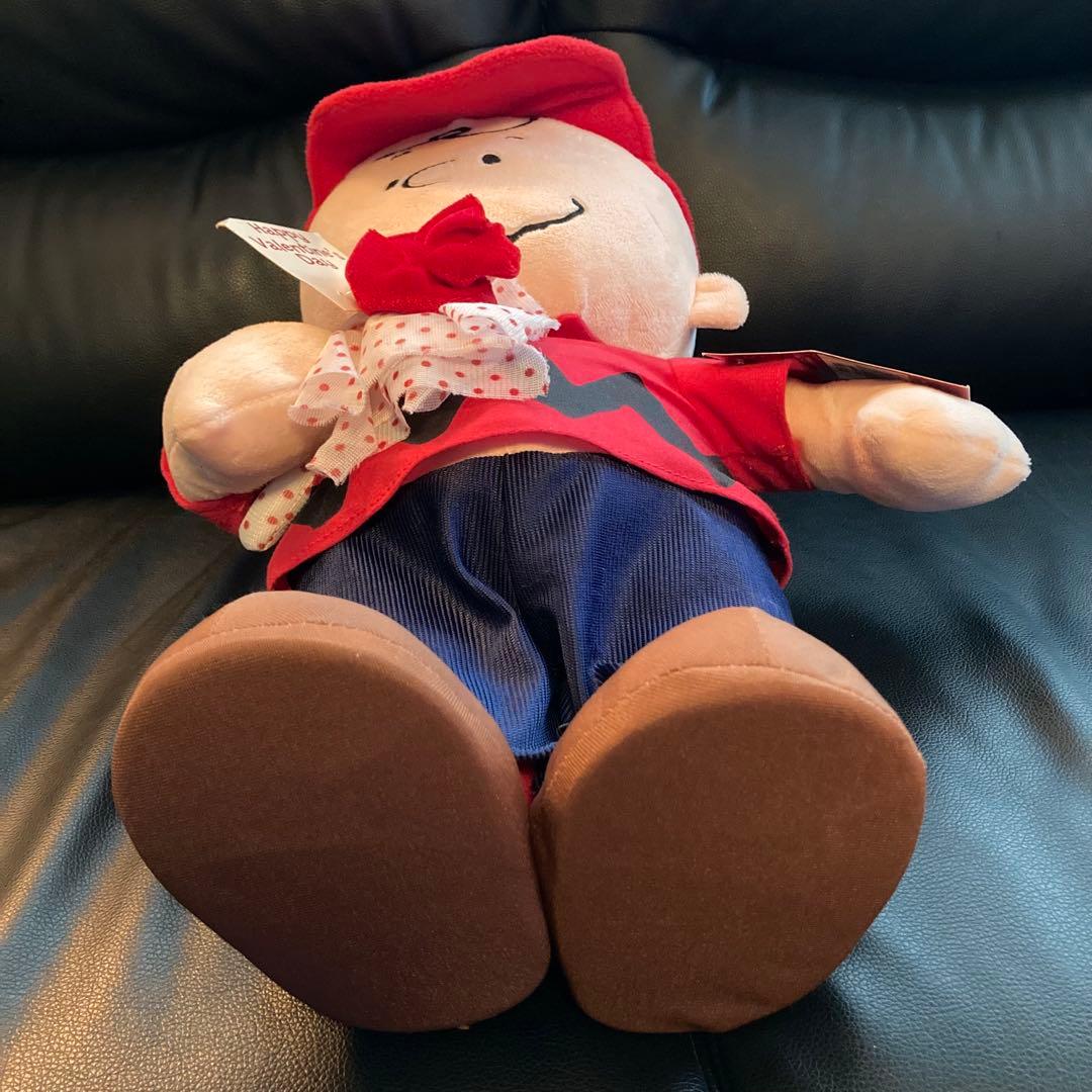 PEANUTS　チャーリーブラウン　バレンタイン　US　ぬいぐるみ　SNOOPY