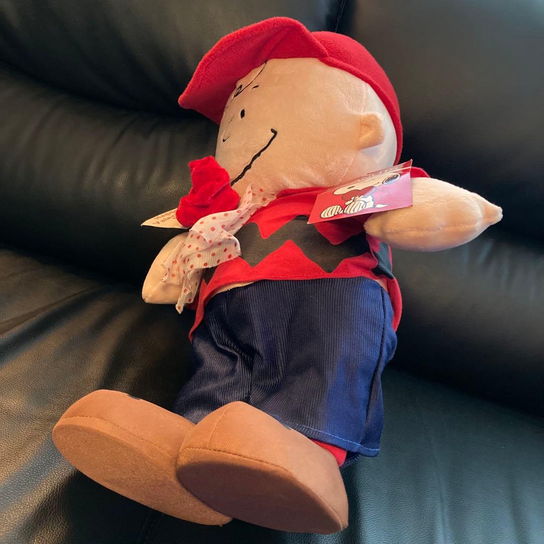 PEANUTS　チャーリーブラウン　バレンタイン　US　ぬいぐるみ　SNOOPY