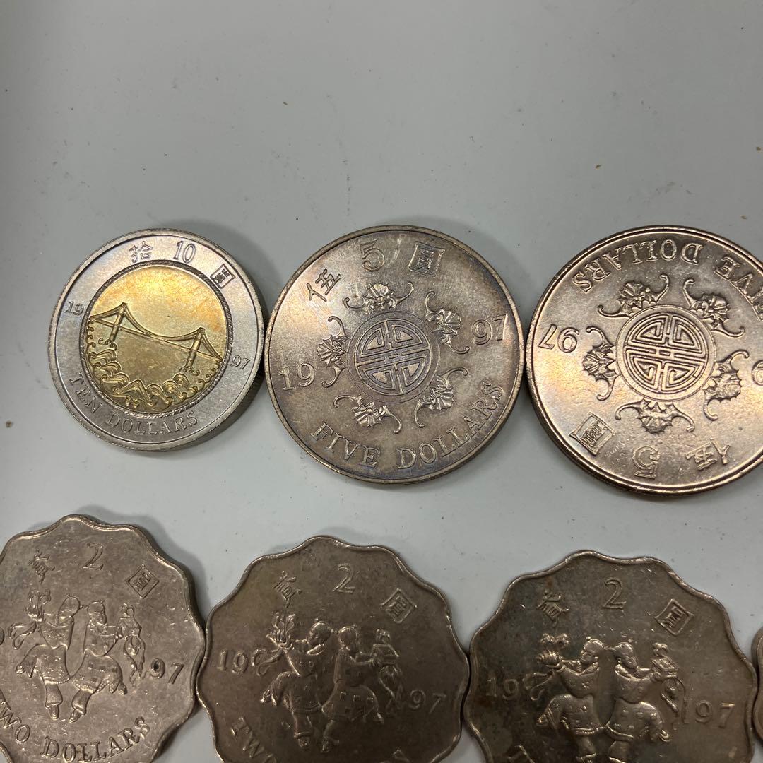 香港　1997年「一九九七紀念精鑄錢幣套裝」香港返還 記念硬貨　 まとめ