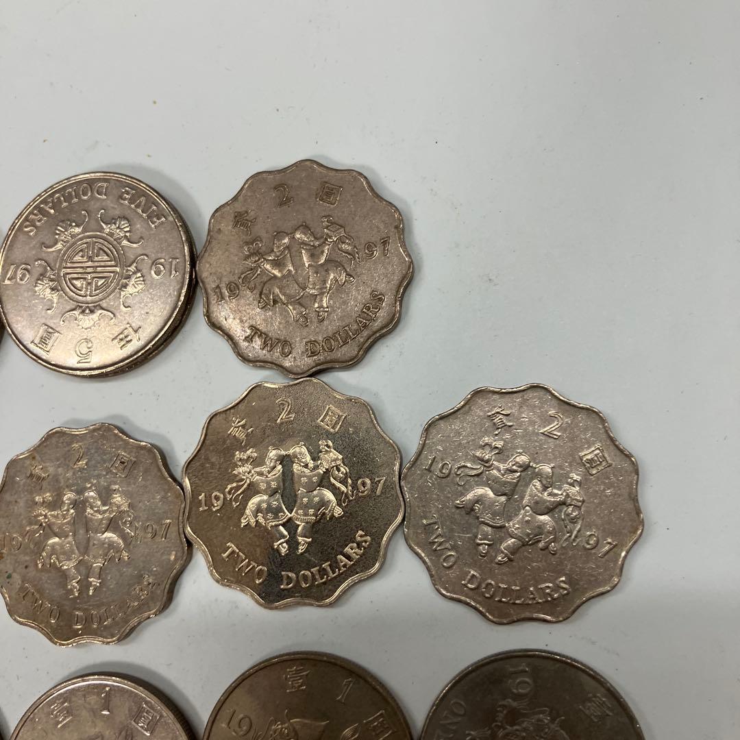 香港　1997年「一九九七紀念精鑄錢幣套裝」香港返還 記念硬貨　 まとめ