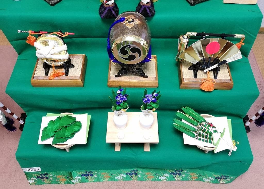 五月人形／京都島津製／三段飾り／鎧・兜／3段飾り