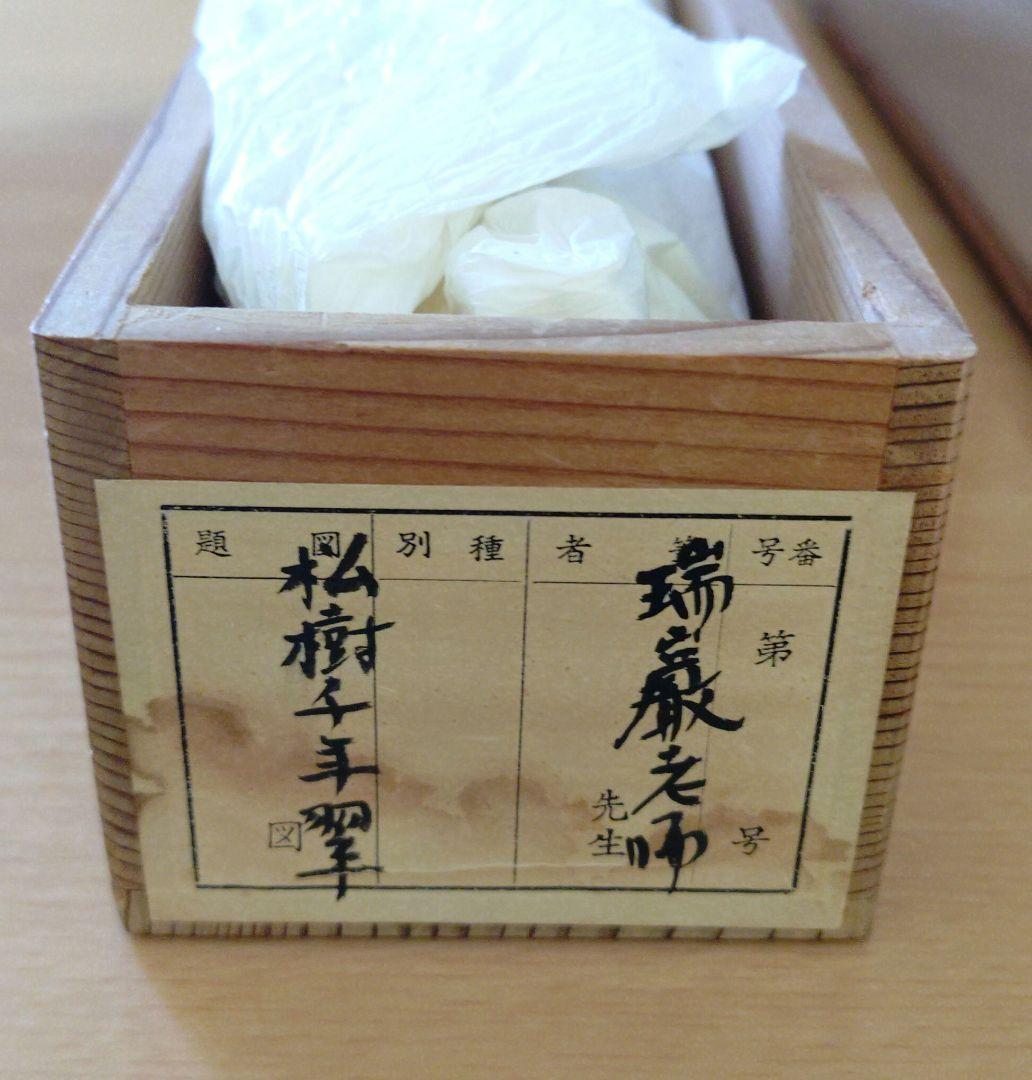 掛軸　松樹千年翠　瑞巌老師