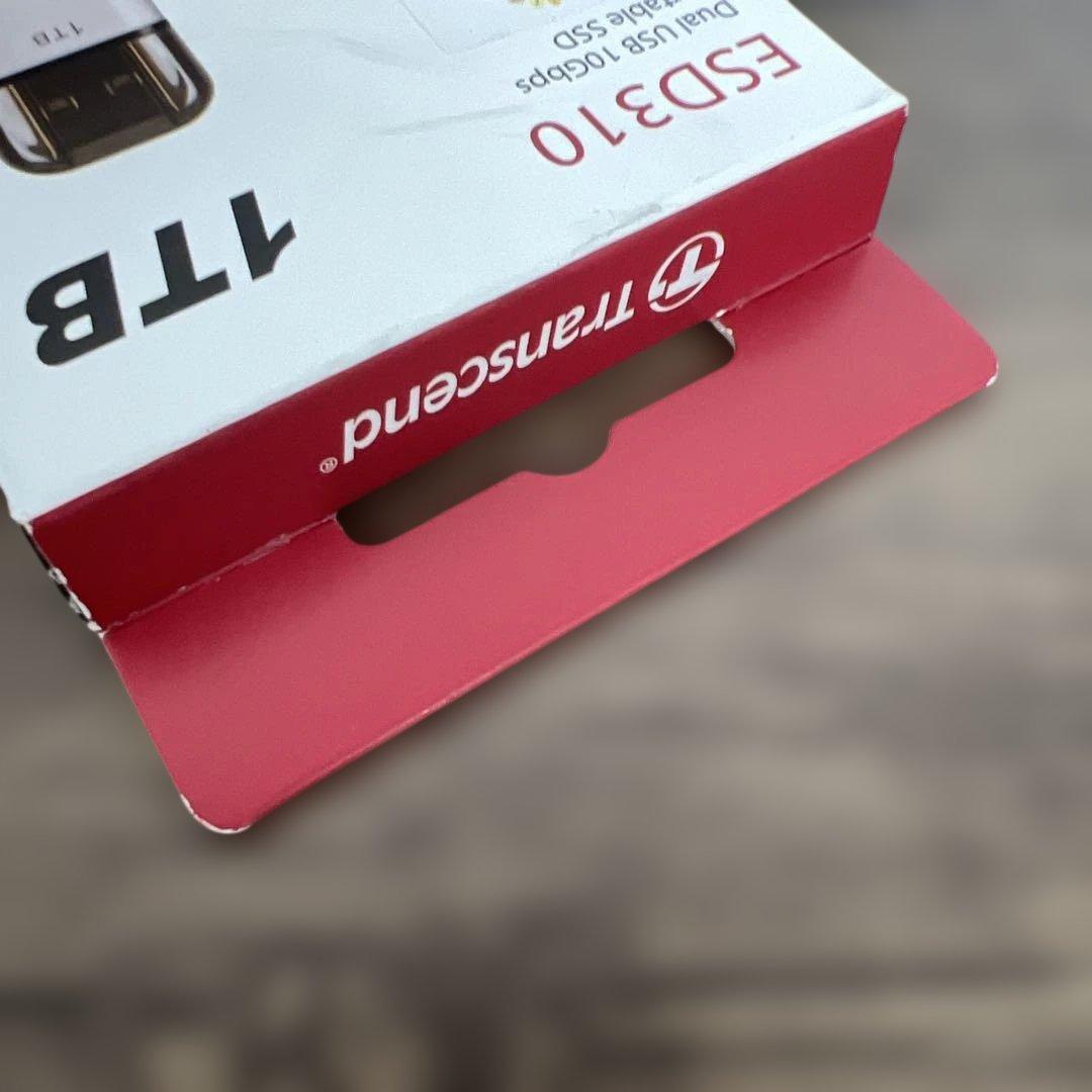 266270 トランセンド ポータブルSSD 1TB 最大1050 MB/s
