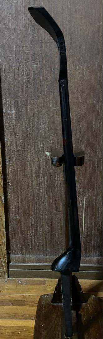 良材　沖縄三線　マカビ型　アフリカ黒木？