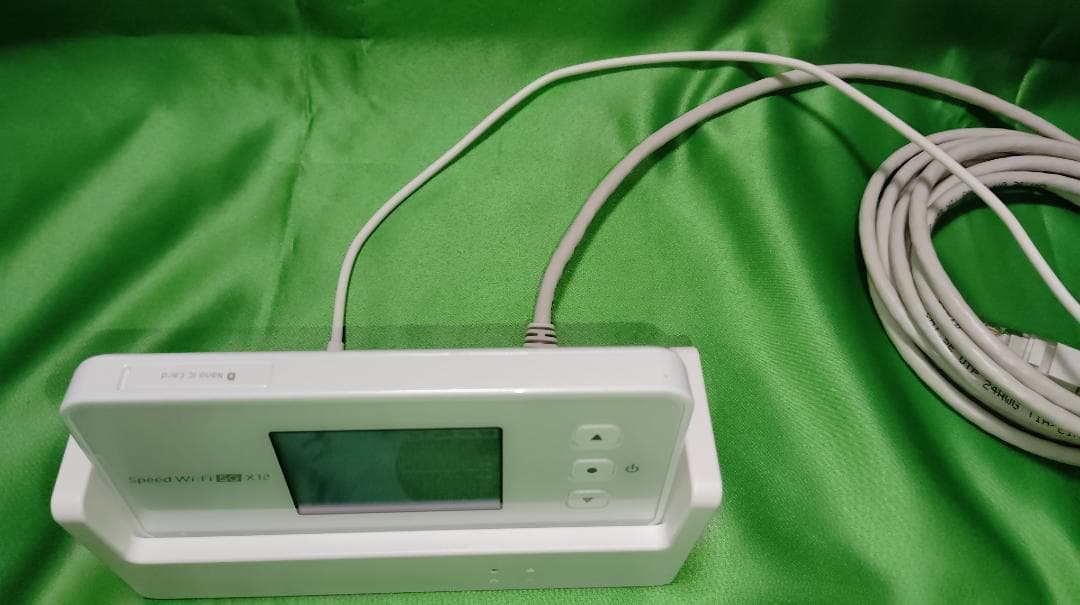 む*ー様 【美品&クレードル】セットSpeed Wi-Fi 5G X12