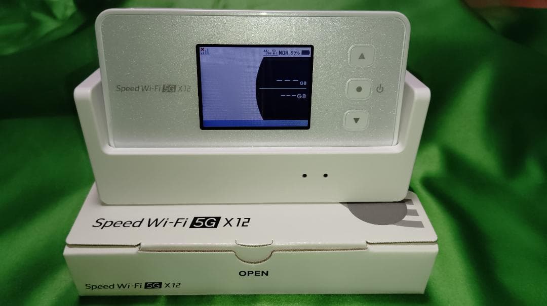 む*ー様 【美品&クレードル】セットSpeed Wi-Fi 5G X12