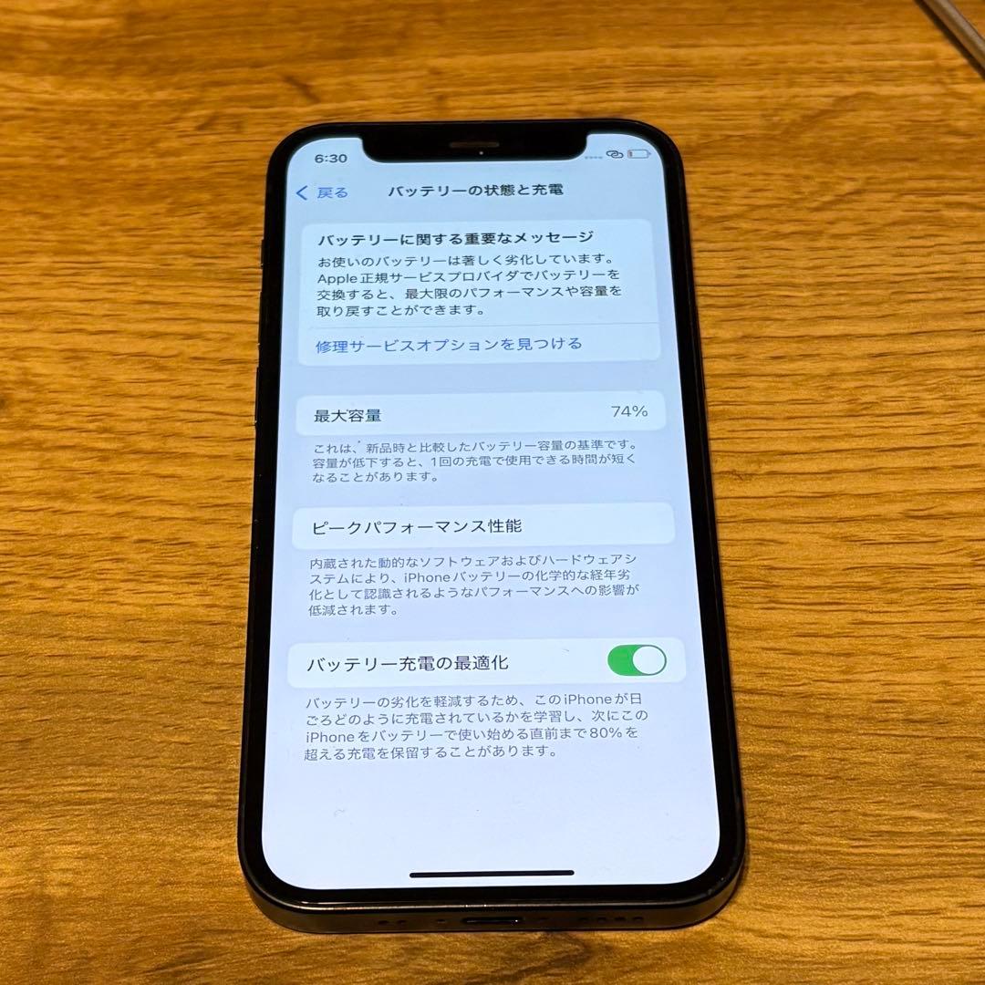 Apple iPhone 12 mini 128GBブラック 本体　ジャンク品