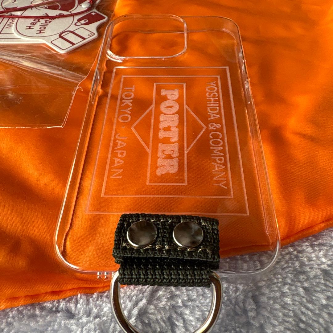 PORTER iPhone15 Pro スマホケース オリーブ