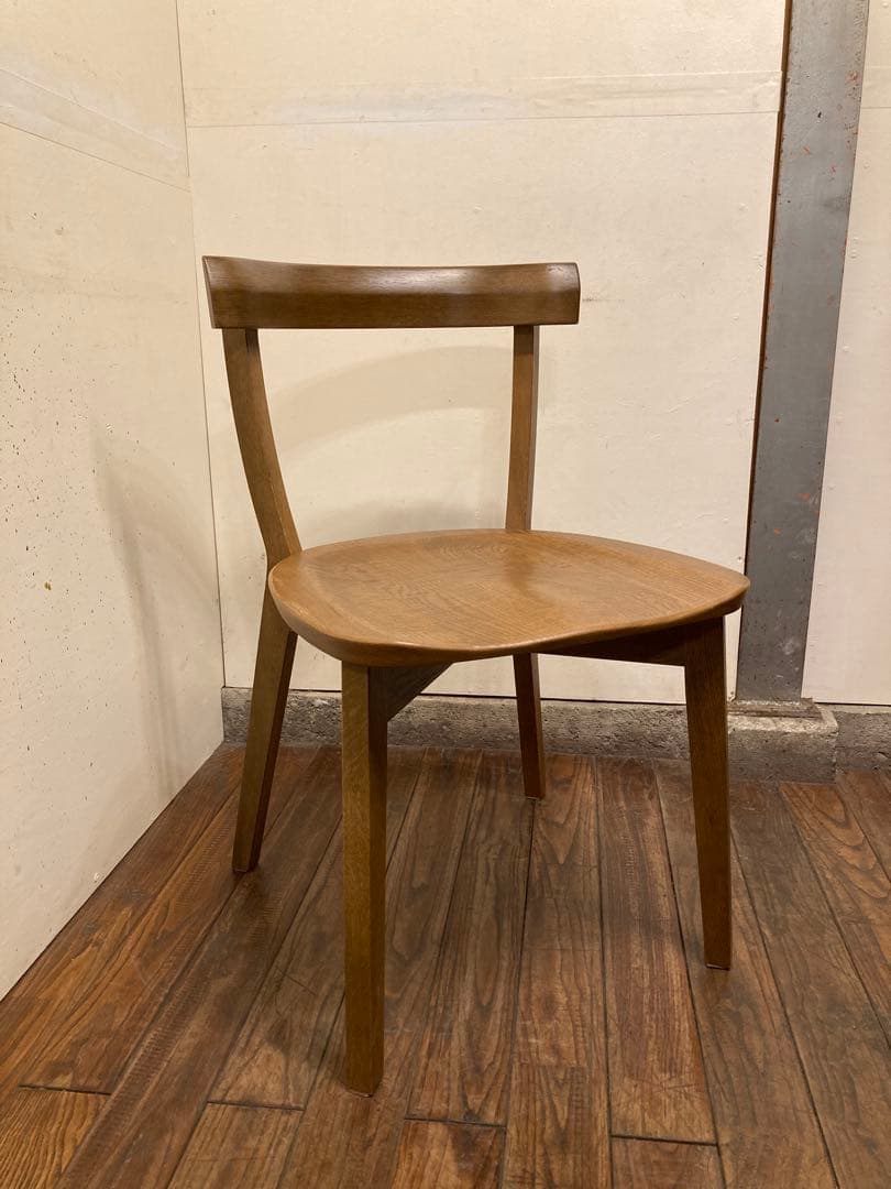 旭川家具 アーリータイムス オーク無垢材 DC-4 1脚 曲木 民芸 職人 匠