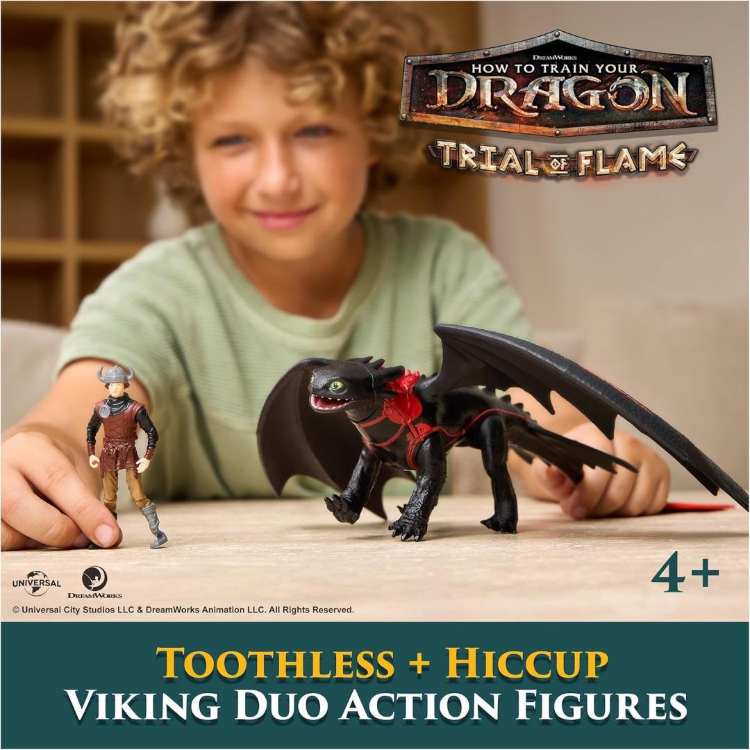 ヒックとドラゴン フィギュア トゥース ナイトフューリー & ヒック