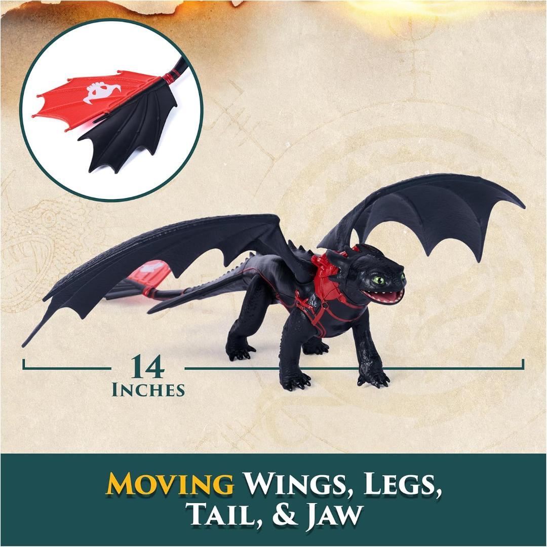 ヒックとドラゴン フィギュア トゥース ナイトフューリー & ヒック