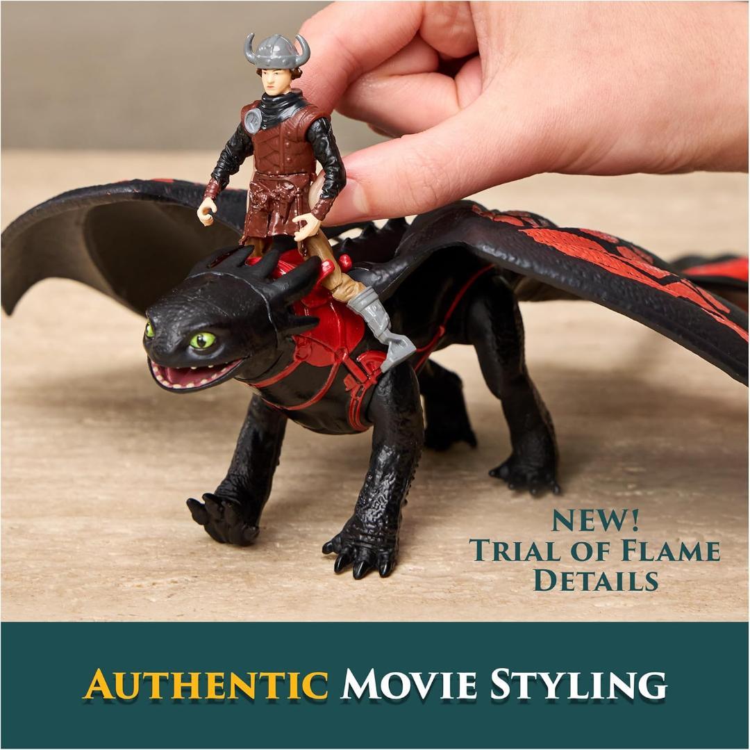 ヒックとドラゴン フィギュア トゥース ナイトフューリー & ヒック