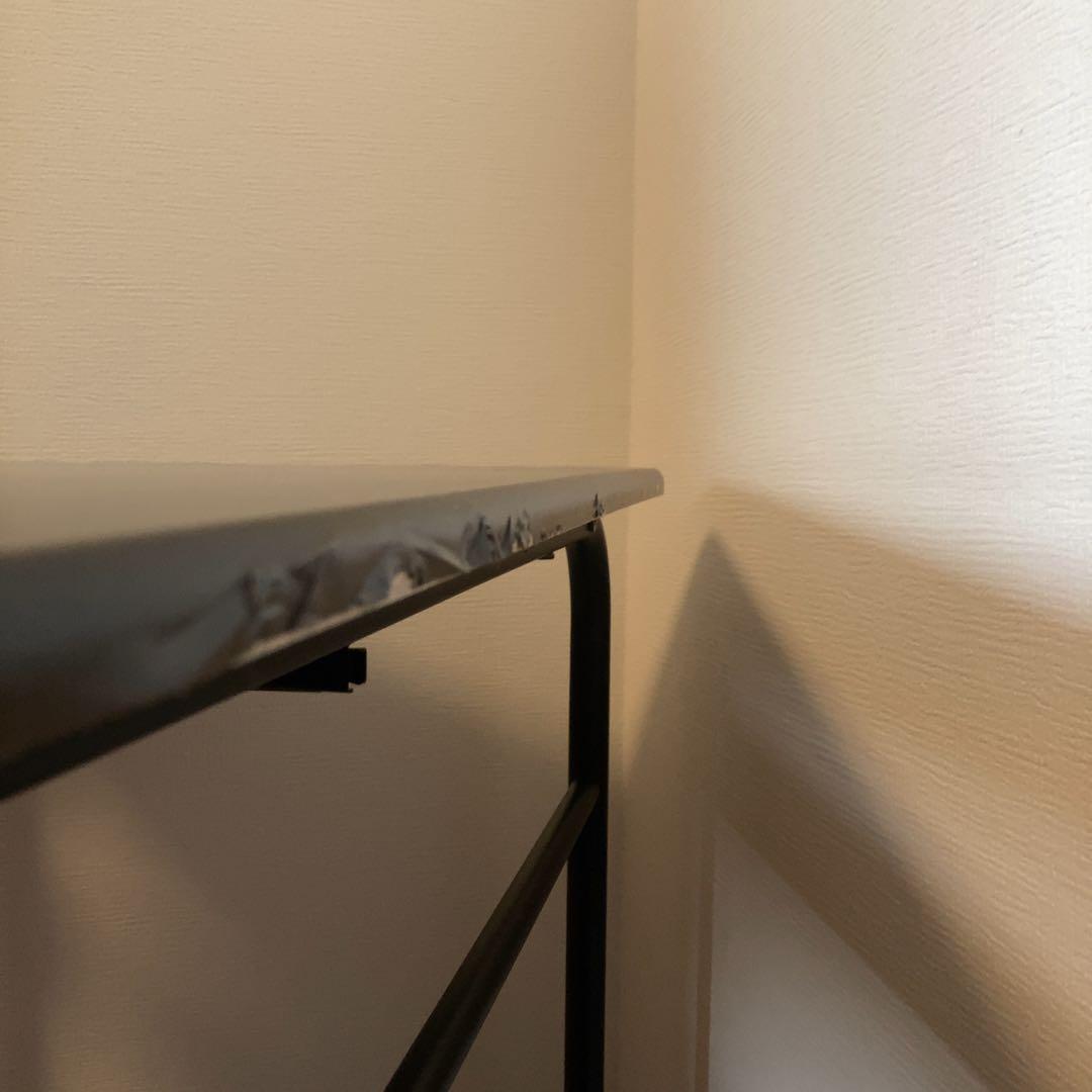 PCデスク パソコンデスク ワークデスク 机 棚 引き出し スライダー ブラック