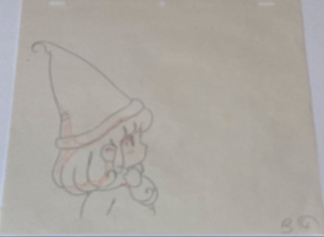 e１８　とんがり帽子のメルモセル画【メルモ達二人】動画・背景画付き