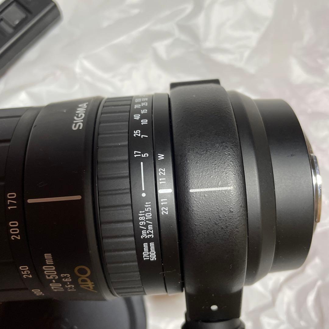 望遠レンズ　シグマ170-500mm APO