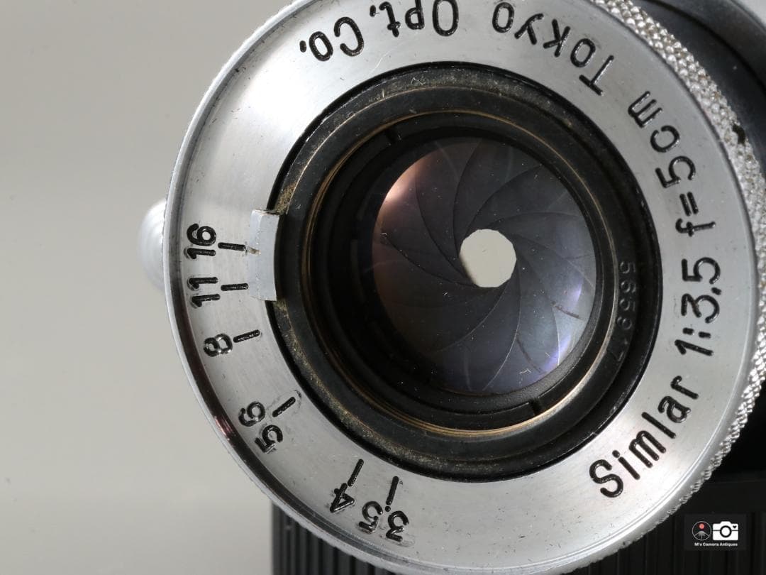 希少Tokyo Opt Simlar 5cm F/3.5 Ｌ３９レンズ整備済