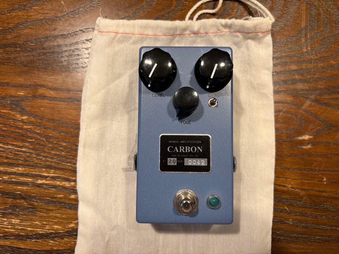 【美品　付属品完備】BROWNE AMPLIFICATION CARBON V2