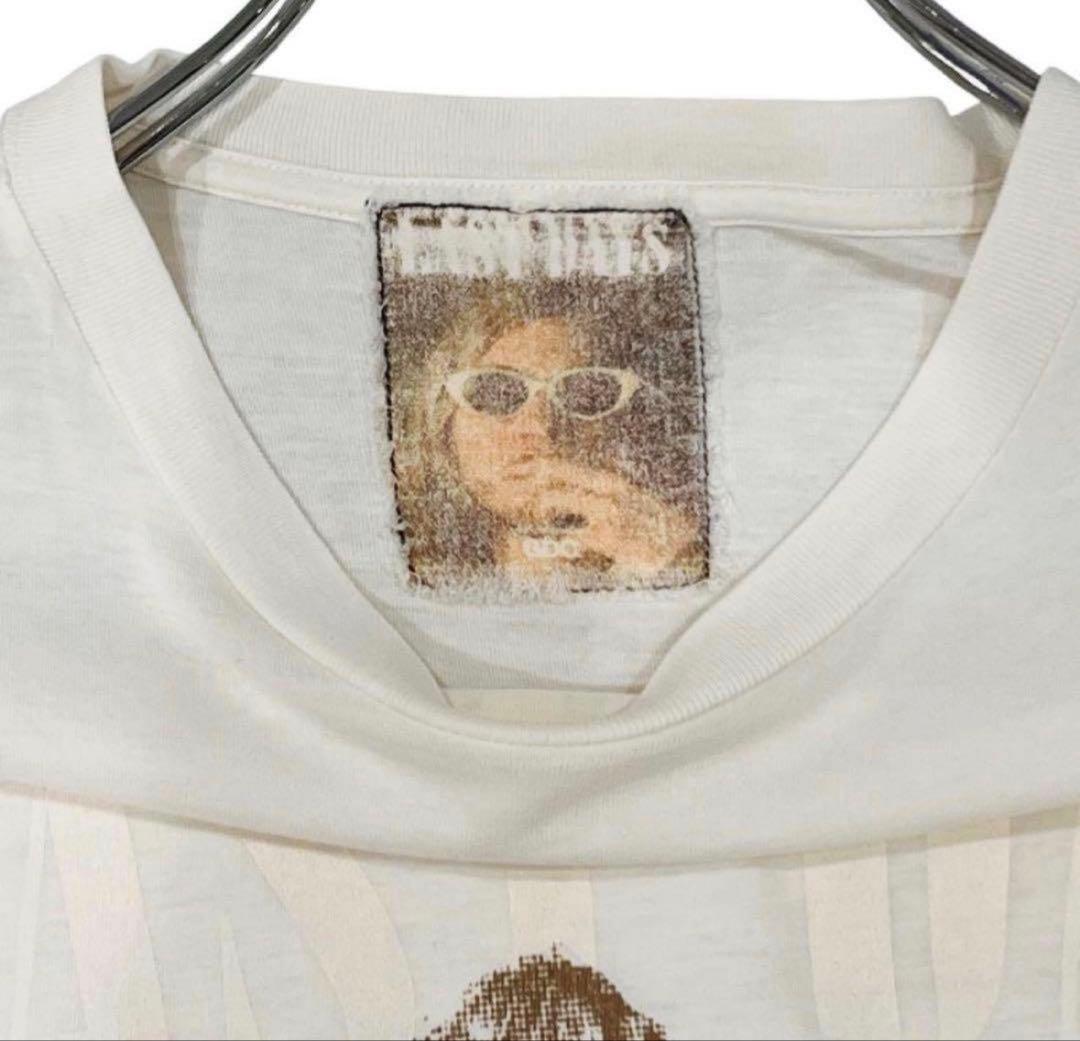 NIRVANA Last Days カート・コバーン Tシャツ S オフホワイト