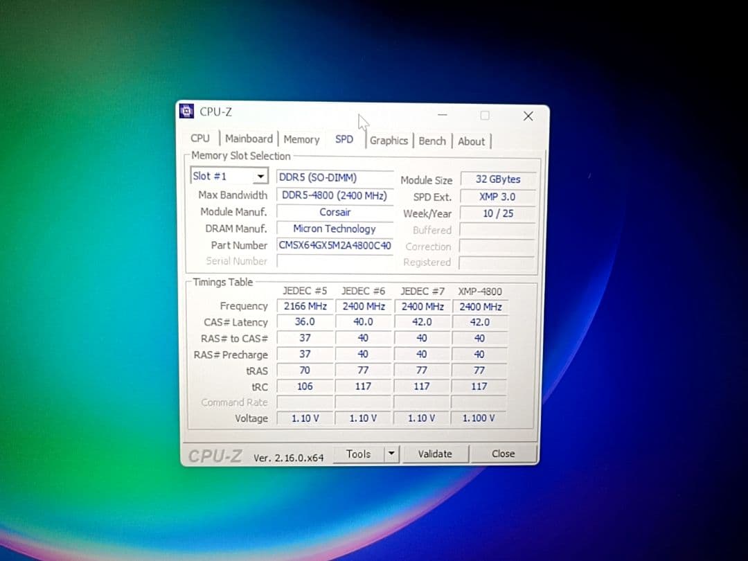 要コメント★CORSAIR DDR5-4800メモリー 32GB×2枚=64GB