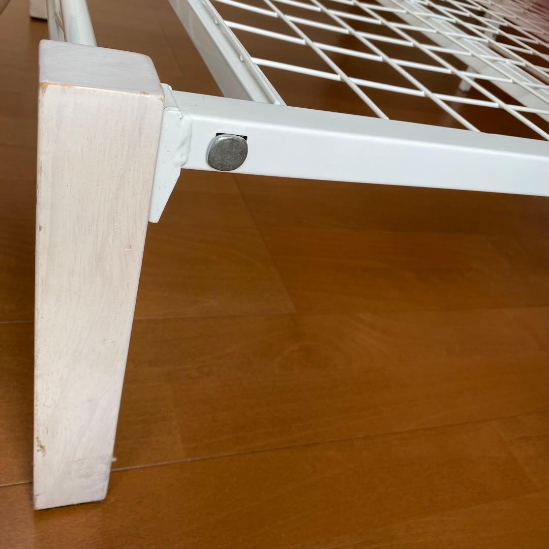 ニトリ　アイアンフレーム　ベッド　シングルベッド