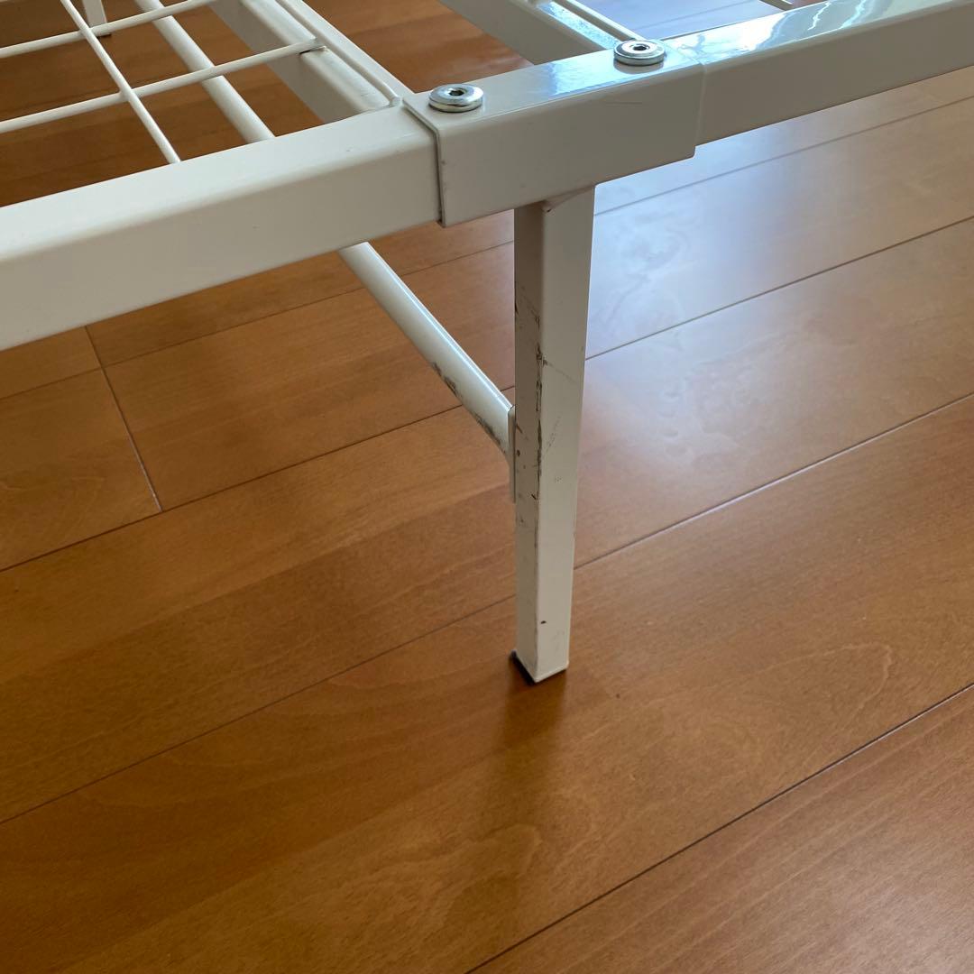 ニトリ　アイアンフレーム　ベッド　シングルベッド