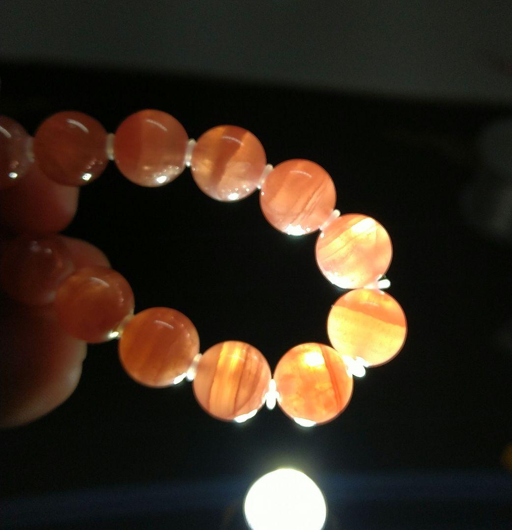【アルゼンチン産】極上インカローズ　１０㎜　ブレスレット　希少　天然石　恋愛運
