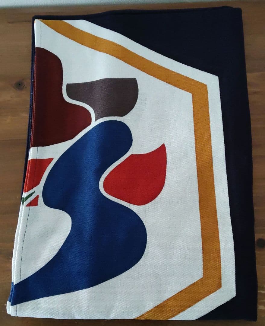 未使用 芹沢銈介 模様 のれん 「喜の字文」人間国宝 重要無形文化財