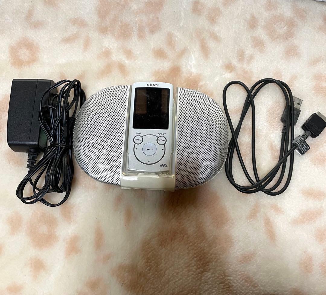 【希少】SONY ウォークマン NW-S764Kコンパクトスピーカー　保証書付き