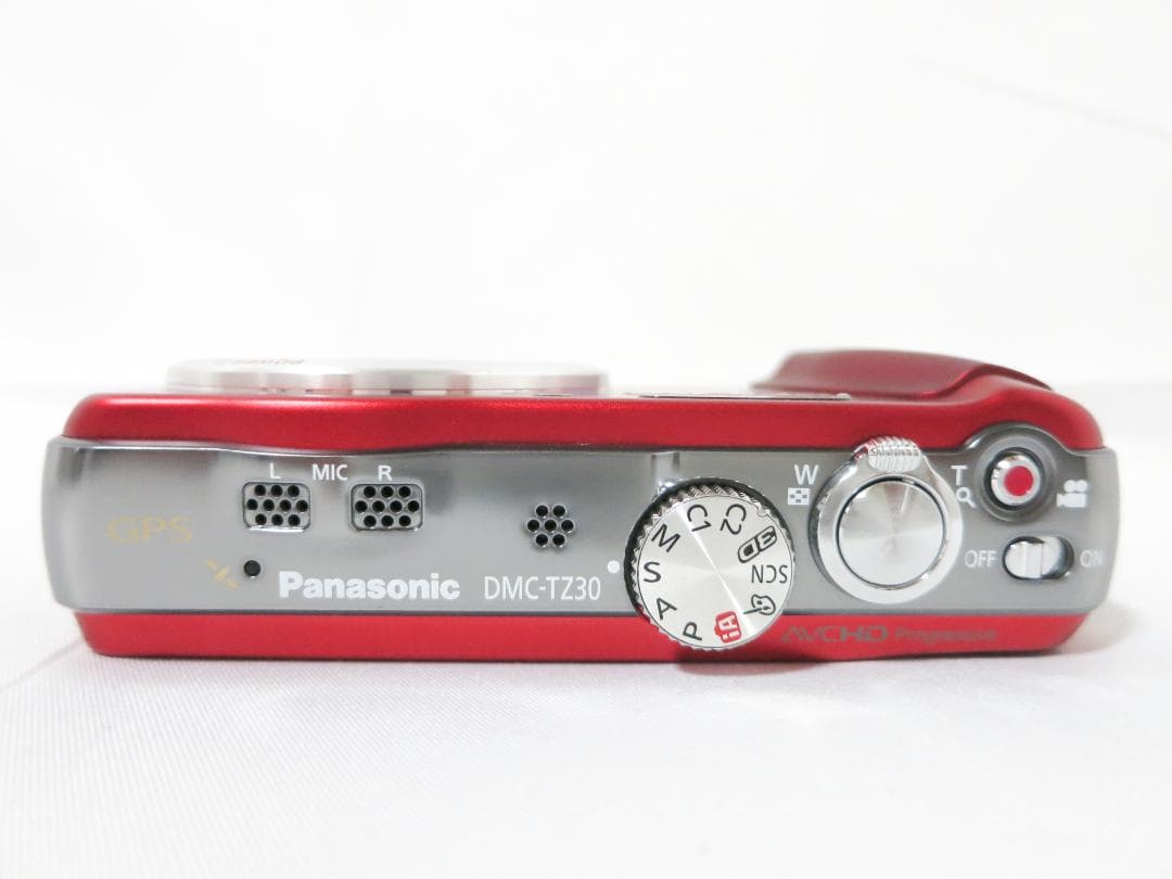 美品★Panasonicデジタルカメラ LUMIX DMC-TZ30 レッド