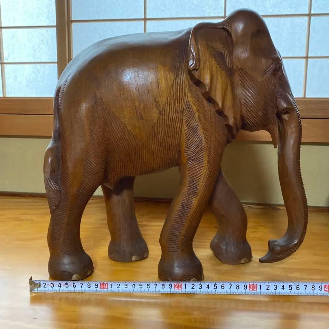 木製の像　インテリア　置き物 オブジェ アンティーク