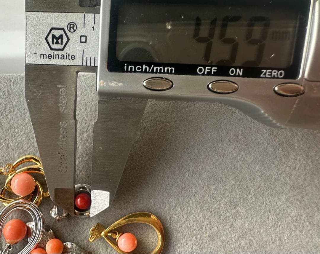 本珊瑚　サンゴ　ネックレス　ペンダント　ヴィンテージ　アクセサリー　8点まとめ