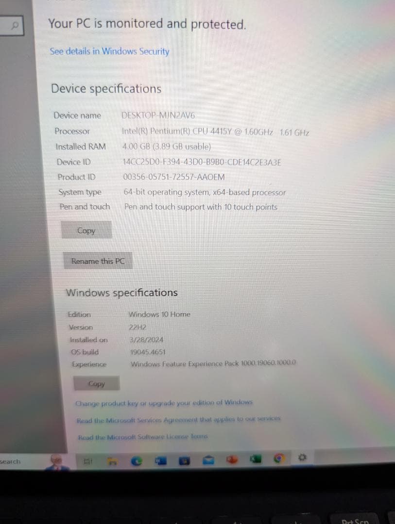 Windowsタブレット本体 Surface Go 1 64gb