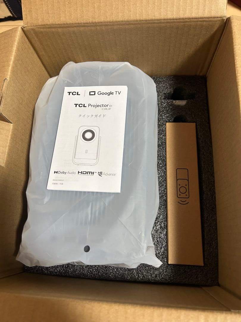 TCL C1 Google TV プロジェクター 本体