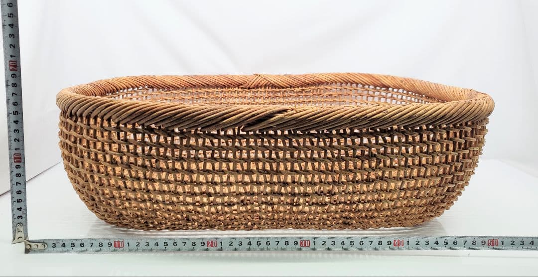 あけび　平籠　収納籠　脱衣籠　バスケット　国産