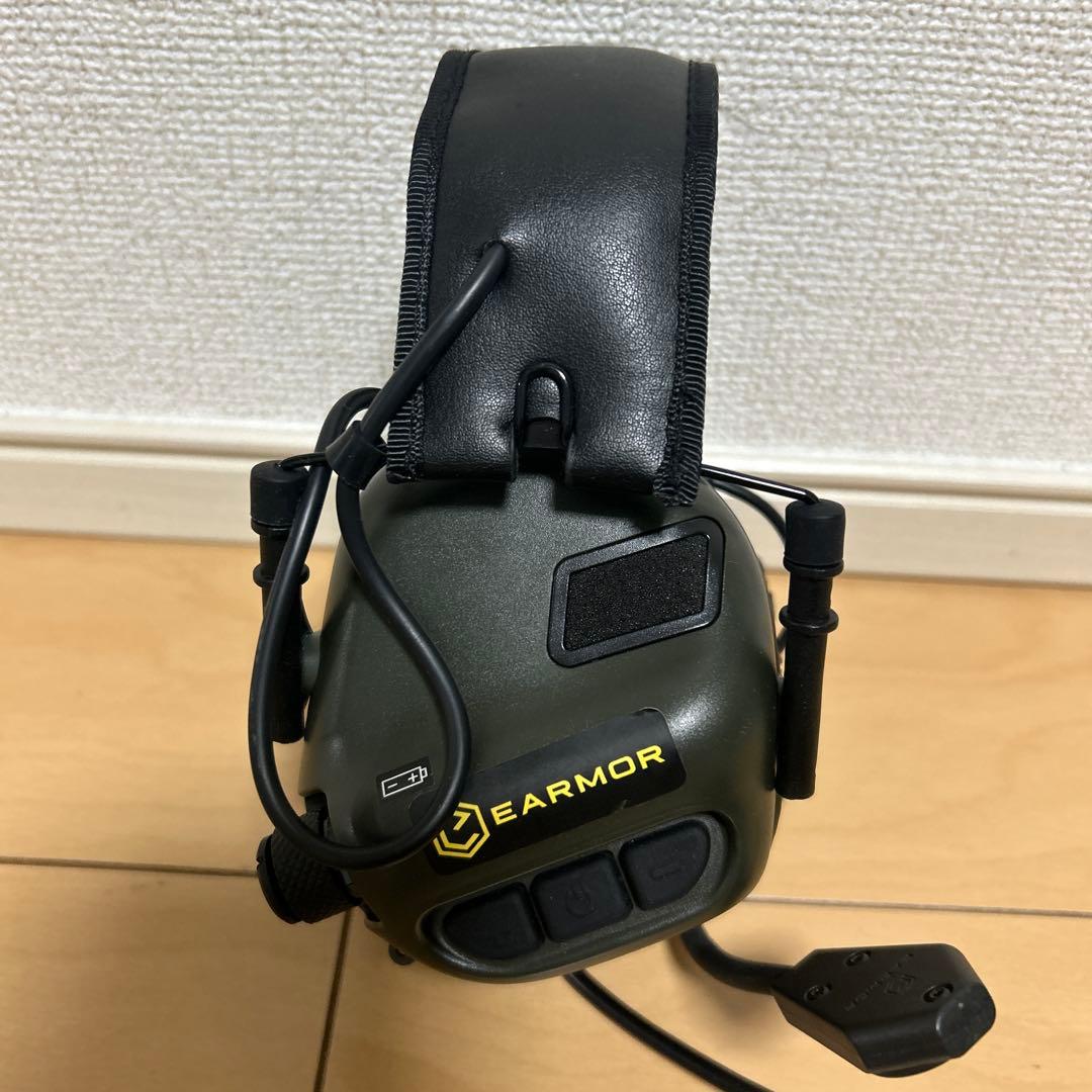 EARMOR 有線ヘッドセット オリーブグリーン