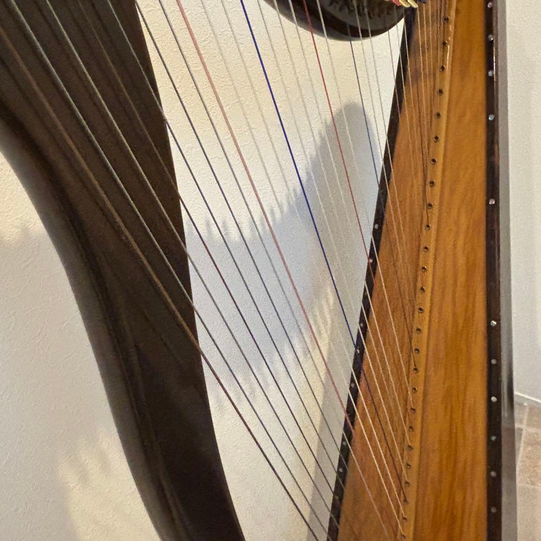 【ヴィンテージ希少品Aoyama/青山ハープアイリッシュハープ 130B 34弦