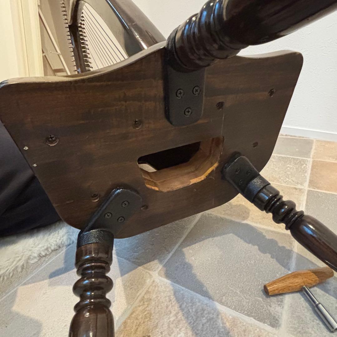 【ヴィンテージ希少品Aoyama/青山ハープアイリッシュハープ 130B 34弦