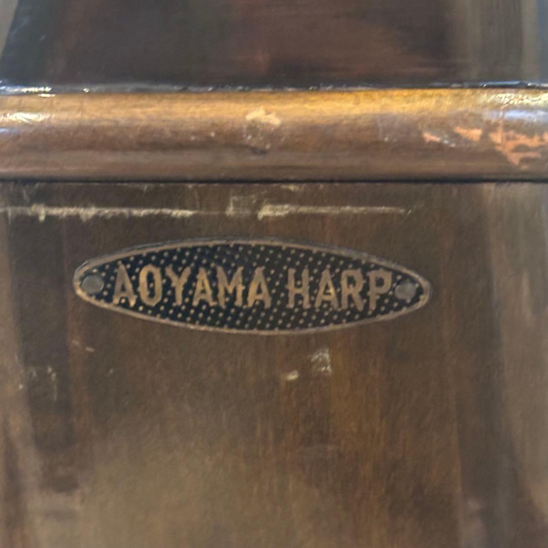 【ヴィンテージ希少品Aoyama/青山ハープアイリッシュハープ 130B 34弦