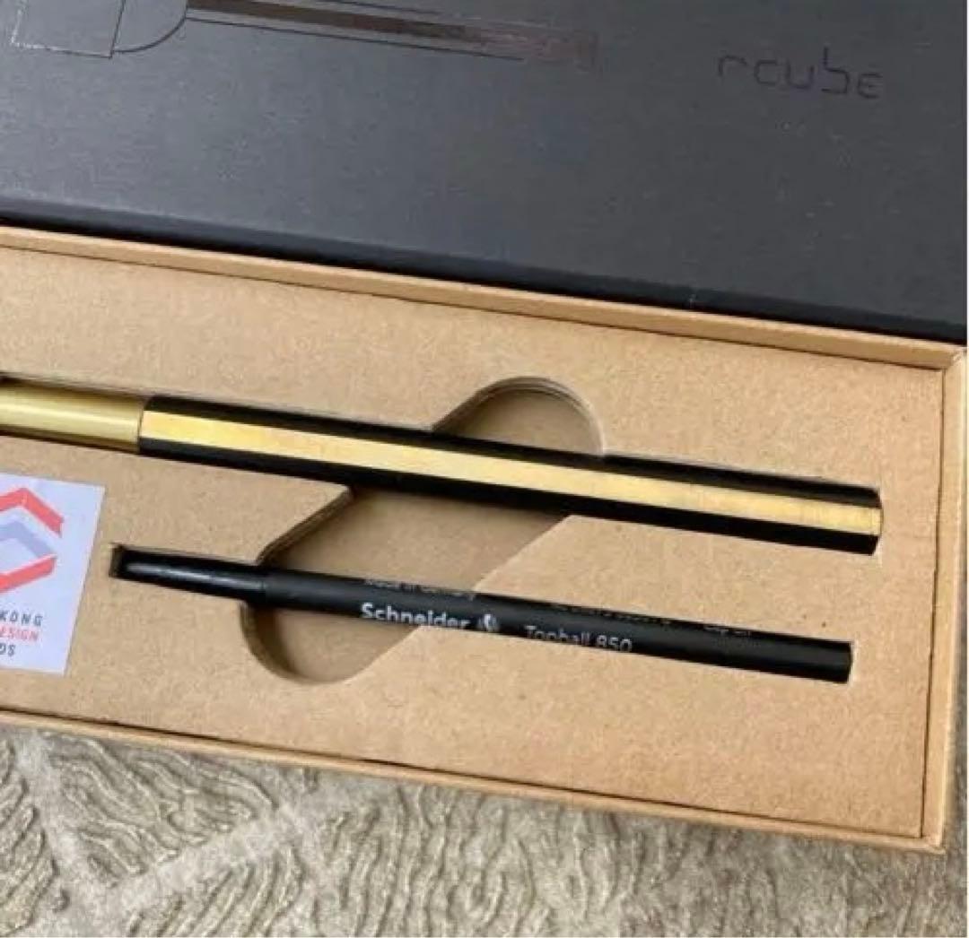 INVISI インビジ デスクペン ブラックブラス rcube アールキューブ