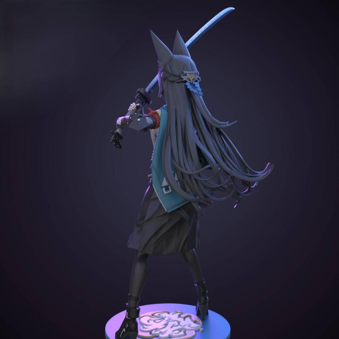 25cm 星見雅　未塗装未組立　ガレージキット　ゼンゼロ　ゼンレスゾーンゼロ