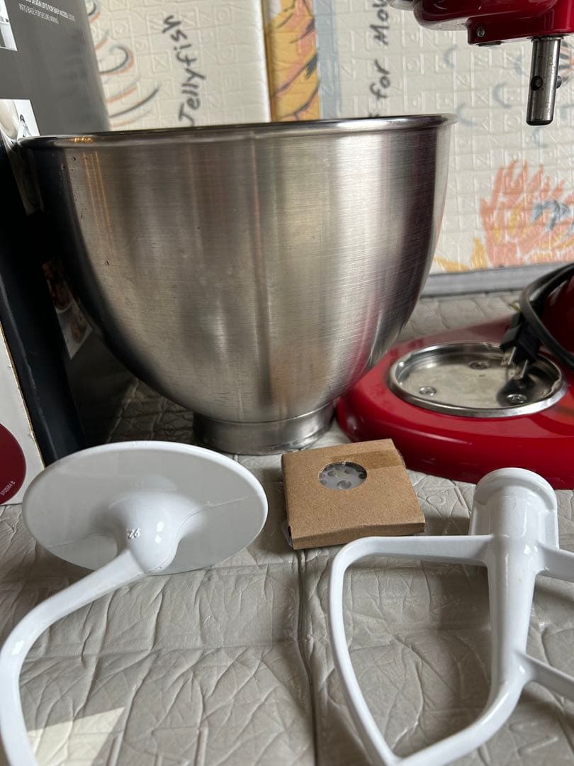 KitchenAid ティルトヘッドスタンドミキサー 4.5QT レッド
