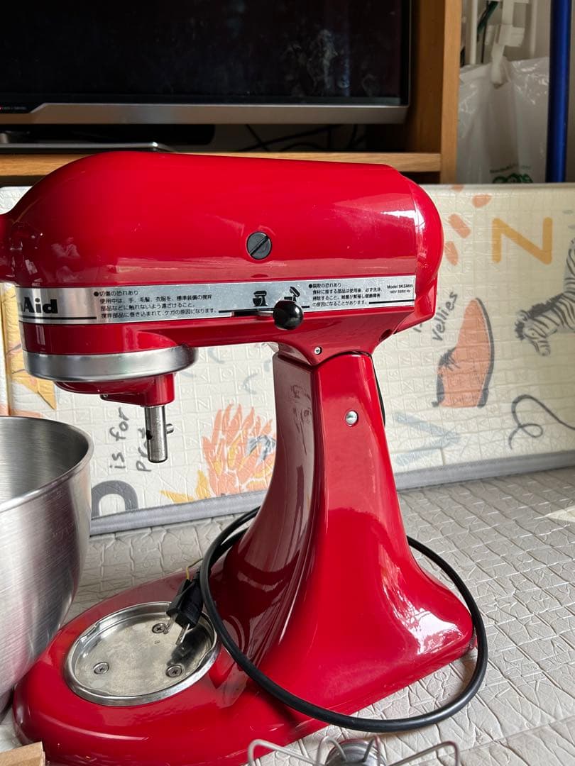 KitchenAid ティルトヘッドスタンドミキサー 4.5QT レッド